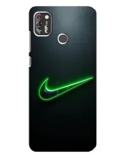 Чохол для TECNO POP 4 Pro з картинкою «Неоновий контур Nike» Чохол для TECNO POP 4 Pro з картинкою «Неоновий контур Nike»