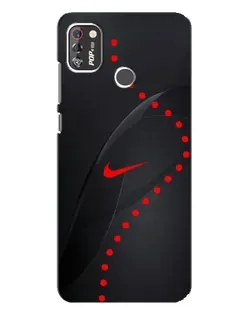 Чехол для TECNO POP 4 Pro с картинкой «Абстрактный дизайн Nike»