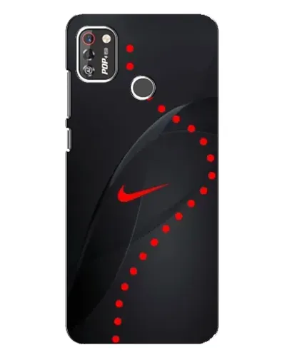 Чехол для TECNO POP 4 Pro с картинкой «Абстрактный дизайн Nike»