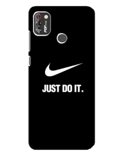 Чехол для TECNO POP 4 Pro с картинкой «Классический принт Nike»