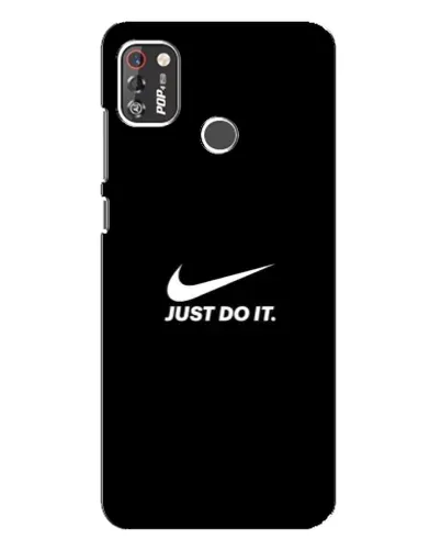 Чехол для TECNO POP 4 Pro с картинкой «Минимализм от Nike»