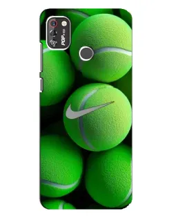 Чехол для TECNO POP 4 Pro с картинкой «Теннисные мячи Найк»