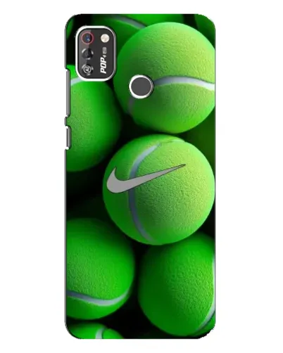 Чехол для TECNO POP 4 Pro с картинкой «Теннисные мячи Найк»