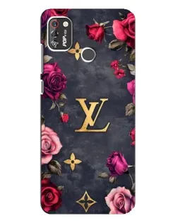 Чохол для TECNO POP 4 Pro з картинкою «Квітковий Louis Vuitton»