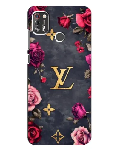 Чохол для TECNO POP 4 Pro з картинкою «Квітковий Louis Vuitton» Чохол для TECNO POP 4 Pro з картинкою «Квітковий Louis Vuitton»