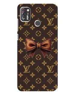 Чохол для TECNO POP 4 Pro з картинкою «LV з бантом»