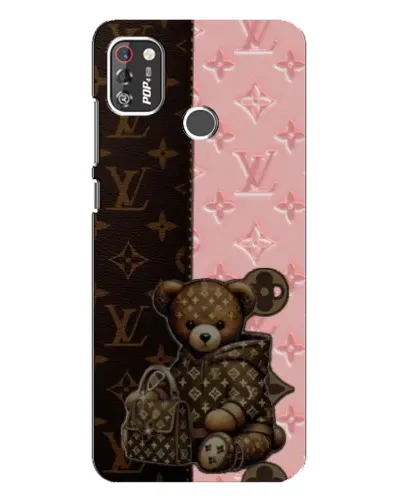 Чохол для TECNO POP 4 Pro з картинкою «Ведмедик у стилі LV» Чохол для TECNO POP 4 Pro з картинкою «Ведмедик у стилі LV»
