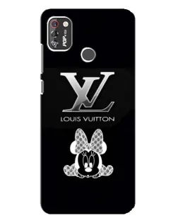 Чохол для TECNO POP 4 Pro з картинкою «LV та Мінні Маус»