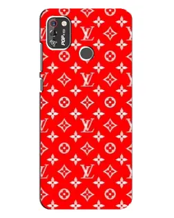 Чохол для TECNO POP 4 Pro з картинкою «Яскравий паттерн LV»