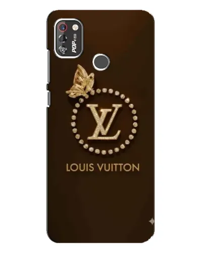 Чохол для TECNO POP 4 Pro з картинкою «LV — золота печатка» Чохол для TECNO POP 4 Pro з картинкою «LV — золота печатка»
