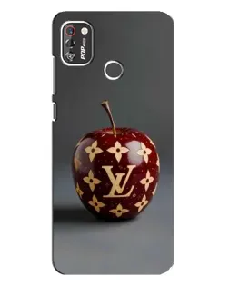 Чохол для TECNO POP 4 Pro з картинкою «Червоне яблуко LV»