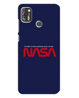 Чехол для TECNO POP 4 Pro с картинкой «NASA — глубокий космос»