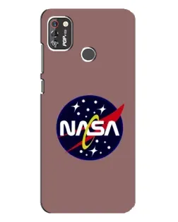 Чехол для TECNO POP 4 Pro с картинкой «NASA — ретро космос»