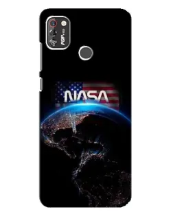 Чехол для TECNO POP 4 Pro с картинкой «Земля из космоса NASA»