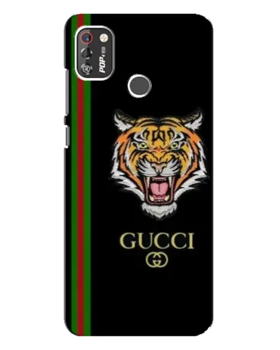 Чехол для TECNO POP 4 Pro с картинкой «Тигр Gucci» Чехол для TECNO POP 4 Pro с картинкой «Тигр Gucci»