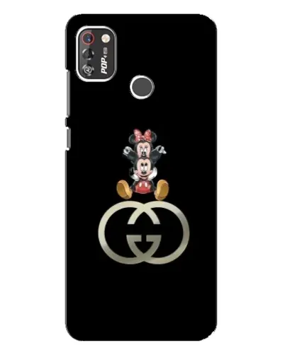Чехол для TECNO POP 4 Pro с картинкой «Минни Маус на лого» Чехол для TECNO POP 4 Pro с картинкой «Минни Маус на лого»