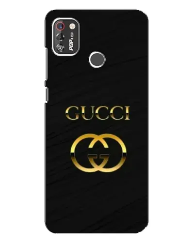 Чехол для TECNO POP 4 Pro с картинкой «Золотой логотип Gucci» Чехол для TECNO POP 4 Pro с картинкой «Золотой логотип Gucci»
