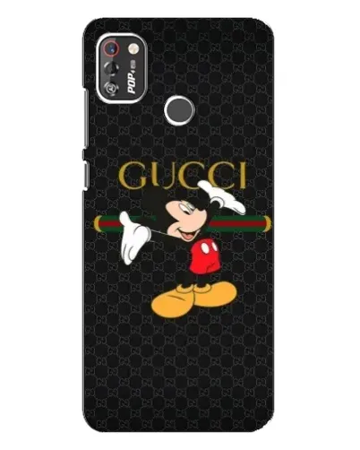 Чехол для TECNO POP 4 Pro с картинкой «Микки Маус Gucci» Чехол для TECNO POP 4 Pro с картинкой «Микки Маус Gucci»