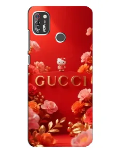 Чехол для TECNO POP 4 Pro с картинкой «Gucci — золотой сад»