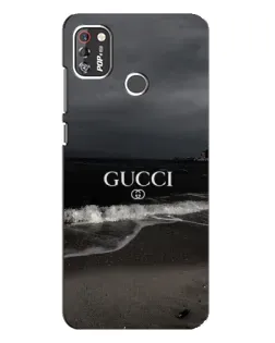 Чехол для TECNO POP 4 Pro с картинкой «Gucci — морской прибой»