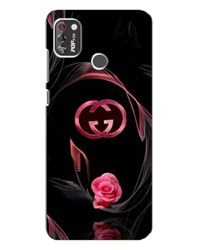 Чехол для TECNO POP 4 Pro с картинкой «Gucci — неоновая роза» Чехол для TECNO POP 4 Pro с картинкой «Gucci — неоновая роза»