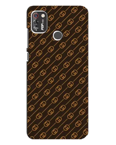 Чехол для TECNO POP 4 Pro с картинкой «Gucci — золотые диагонали» Чехол для TECNO POP 4 Pro с картинкой «Gucci — золотые диагонали»
