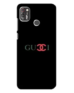 Чехол для TECNO POP 4 Pro с картинкой «Gucci — красный градиент»