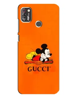 Чохол для TECNO POP 4 Pro з картинкою «Міккі Маус Gucci — помаранч» Чохол для TECNO POP 4 Pro з картинкою «Міккі Маус Gucci — помаранч»