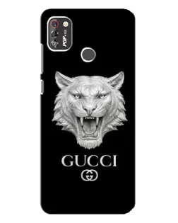 Чохол для TECNO POP 4 Pro з картинкою «Gucci — срібний лев» Чохол для TECNO POP 4 Pro з картинкою «Gucci — срібний лев»