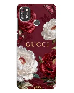 Чохол для TECNO POP 4 Pro з картинкою «Gucci — бордові троянди» Чохол для TECNO POP 4 Pro з картинкою «Gucci — бордові троянди»