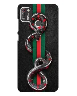 Чохол для TECNO POP 4 Pro з картинкою «Gucci — змія на смузі» Чохол для TECNO POP 4 Pro з картинкою «Gucci — змія на смузі»