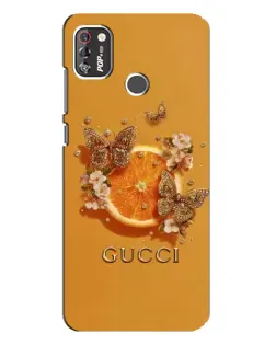 Чохол для TECNO POP 4 Pro з картинкою «Gucci — золоті метелики» Чохол для TECNO POP 4 Pro з картинкою «Gucci — золоті метелики»