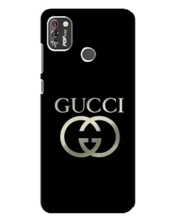Чохол для TECNO POP 4 Pro з картинкою «Gucci — золото на чорному» Чохол для TECNO POP 4 Pro з картинкою «Gucci — золото на чорному»