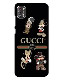 Чохол для TECNO POP 4 Pro з картинкою «Gucci — герої Disney та монограма» Чохол для TECNO POP 4 Pro з картинкою «Gucci — герої Disney та монограма»