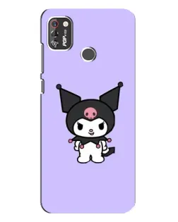 Чехол для TECNO POP 4 Pro с картинкой «Kuromi — нежный фиолетовый»