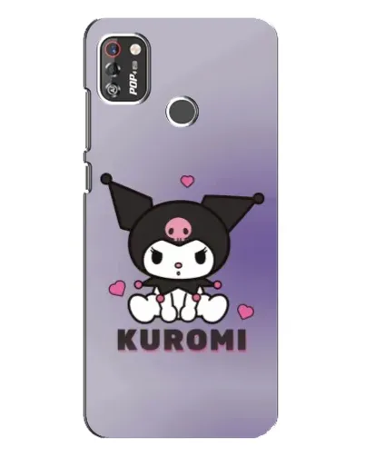 Чехол для TECNO POP 4 Pro с картинкой «Kuromi — фиолетовый арт» Чехол для TECNO POP 4 Pro с картинкой «Kuromi — фиолетовый арт»