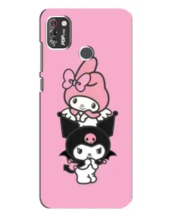 Чехол для TECNO POP 4 Pro с картинкой «My Melody и Kuromi»