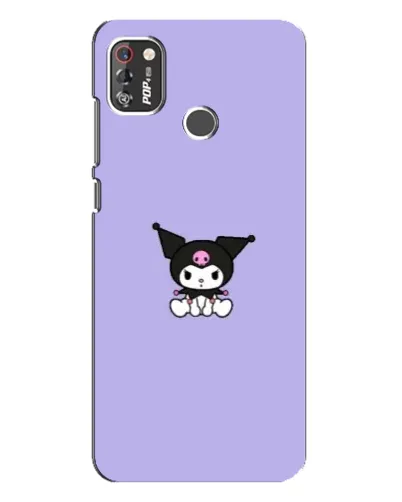 Чехол для TECNO POP 4 Pro с картинкой «Kuromi — фиолетовый минимализм» Чехол для TECNO POP 4 Pro с картинкой «Kuromi — фиолетовый минимализм»