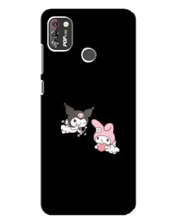 Чехол для TECNO POP 4 Pro с картинкой «My Melody и Kuromi»