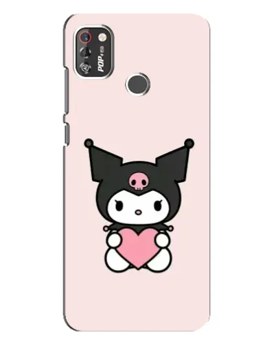 Чехол для TECNO POP 4 Pro с картинкой «Kuromi и сердце» Чехол для TECNO POP 4 Pro с картинкой «Kuromi и сердце»