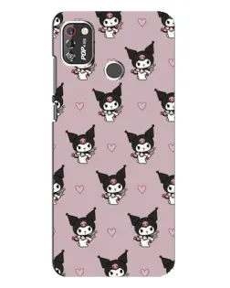Чехол для TECNO POP 4 Pro с картинкой «Kuromi — ночной сон»