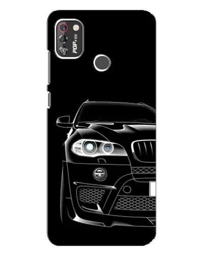 Чехол для TECNO POP 4 Pro с картинкой «Темный силуэт BMW» Чехол для TECNO POP 4 Pro с картинкой «Темный силуэт BMW»