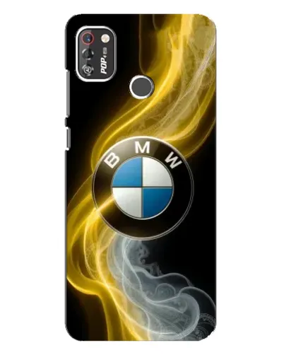 Чехол для TECNO POP 4 Pro с картинкой «Золотистый дым BMW» Чехол для TECNO POP 4 Pro с картинкой «Золотистый дым BMW»