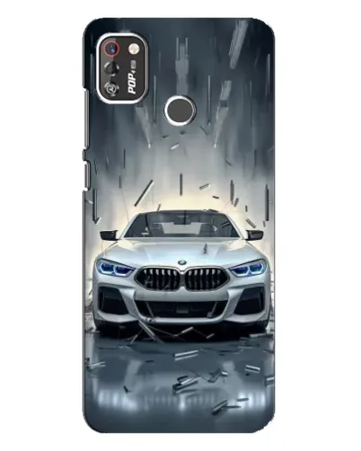 Чехол для TECNO POP 4 Pro с картинкой «BMW в свете фар» Чехол для TECNO POP 4 Pro с картинкой «BMW в свете фар»