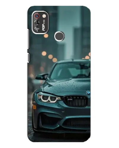 Чехол для TECNO POP 4 Pro с картинкой «BMW в огнях города» Чехол для TECNO POP 4 Pro с картинкой «BMW в огнях города»