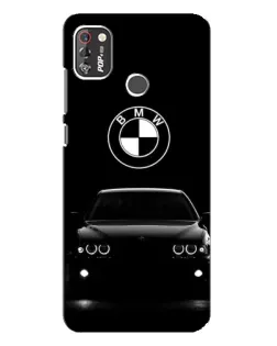 Чехол для TECNO POP 4 Pro с картинкой «BMW — взгляд из темноты»