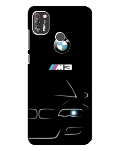 Чехол для TECNO POP 4 Pro с картинкой «Минималистичный принт BMW M3» Чехол для TECNO POP 4 Pro с картинкой «Минималистичный принт BMW M3»