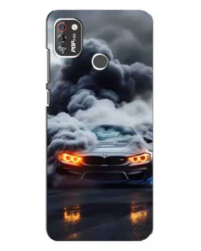 Чехол для TECNO POP 4 Pro с картинкой «BMW в дыму» Чехол для TECNO POP 4 Pro с картинкой «BMW в дыму»