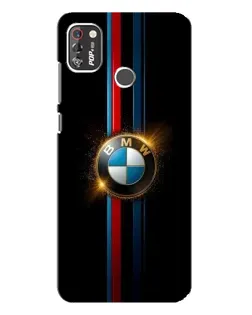 Чехол для TECNO POP 4 Pro с картинкой «BMW M-Power неон»