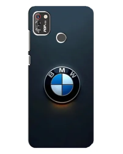 Чехол для TECNO POP 4 Pro с картинкой «Логотип BMW — минимализм» Чехол для TECNO POP 4 Pro с картинкой «Логотип BMW — минимализм»